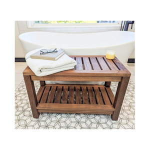 Plans de bancs de spa populaires pour la maison, plans de tabourets de <span class=keywords><strong>douche</strong></span> intérieurs, sièges de salle de bain, bancs de <span class=keywords><strong>douche</strong></span> en <span class=keywords><strong>bois</strong></span> avec étagère - Product Image 2
