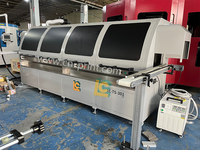 Ligne de sérigraphie LC 3 couleurs entièrement automatique pour bouteilles HDPE avec traitement à la flamme et traitement UV