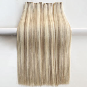 Extensions de cheveux russes 100% de luxe, ensemble Genius Weft, 14-24 pouces, pour cheveux fins et fins, volume indétectable, doux et lisse - Product Image 2