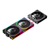 Ventilateur de serveur, ventilateur CPU 120 mm, 4 broches PWM ARGB, dissipateur thermique en cuivre et aluminium, roulement fluide, système de refroidissement pour PC de jeu