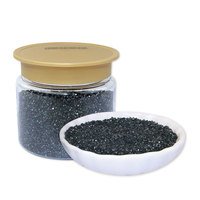 Wholesale 1000g Black Colored Sugar Cotton Candy Special Cake Sugar Bead Baking Ingredient