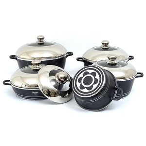 10 PIÈCES En Aluminium Moulé sous pression Cocotte Antiadhésive Casseroles En Aluminium Batterie De Cuisine Antiadhésive Ustensiles De Cuisine - Product Image 2