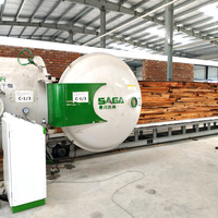 Four à vide haute fréquence pour le séchage du bois 4,5 mètres cubes