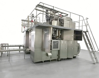 Hoge capaciteit 3000-5000BPH aseptische kartonnen productielijn voor sap en melk, aseptische vorm-, vul- en verzegelmachine