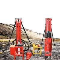 Foreuse rotative Portable de haute qualité pour la lumière minière dans le trou 20m 30m 40m 50m noyau de boîte de vitesses de pompe de profondeur de forage