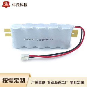 Batterie Ni-Cd 6V 2500mAh rechargeable pour éclairage solaire - Product Image 3