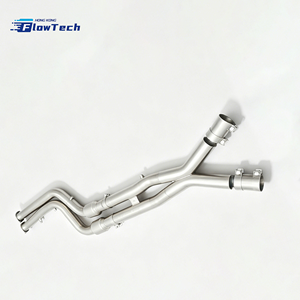 ท่อไอเสีย FlowTech High Performance สำหรับ BMW F97 X3M X4M F98 S58 3.0T ท่อกลาง SS304 ความยาวเท่ากัน อัพเกรดประสิทธิภาพการขับขี่ - Product Image 3