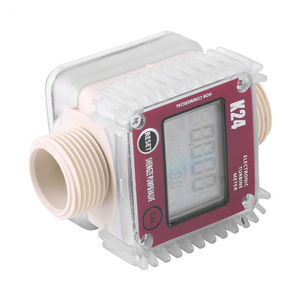 デジタルK24タービンディーゼル油燃料流量計ゲージLCD燃料流量計化学薬品水海液体流量計測定ツール - Product Image 2