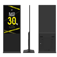 49 pouces intérieur PCAP LCD affichage numérique affichage interactif Totem FloorStanding Kiosk écran pour la publicité vidéo avec SDK