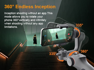 Estabilizador de Teléfono Inteligente con Seguimiento IA C50, Peso 550g, Compatible con Teléfonos de 120-450g, 360° Modo de Iniciación para YouTube/TikTok/Live C50 AI Tracki - Product Image 6