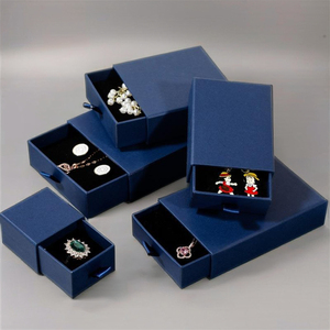 Hộp quà trượt tùy chỉnh Tongxing, thủ công mỹ nghệ, đựng nhẫn, bông tai, hộp giấy đựng trang sức tùy chỉnh, in logo theo yêu cầu - Product Image 2