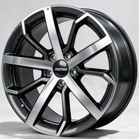 1 pièce, jante en alliage forgé, 15-26 pouces, face usinée noire, jante en aluminium personnalisée pour voiture, Y000