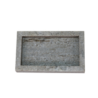 Plateaux simples en marbre sculpté sur mesure pour la maison pour exposer les desserts bijoux colliers stockage dans le salon ou la salle de bain