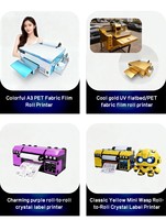 Imprimante à plat UV DTF A3 3250 avec tête d'impression Epson, fonctionnement automatique, multicolore pour cartes PVC, bois, métal - Utilisation pour les petites entreprises
