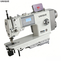 Machine à coudre informatisée professionnelle UNIQUE GC5492-1S-X-FOF-P pour la pose de manches, idéale pour la production de vestes de costume