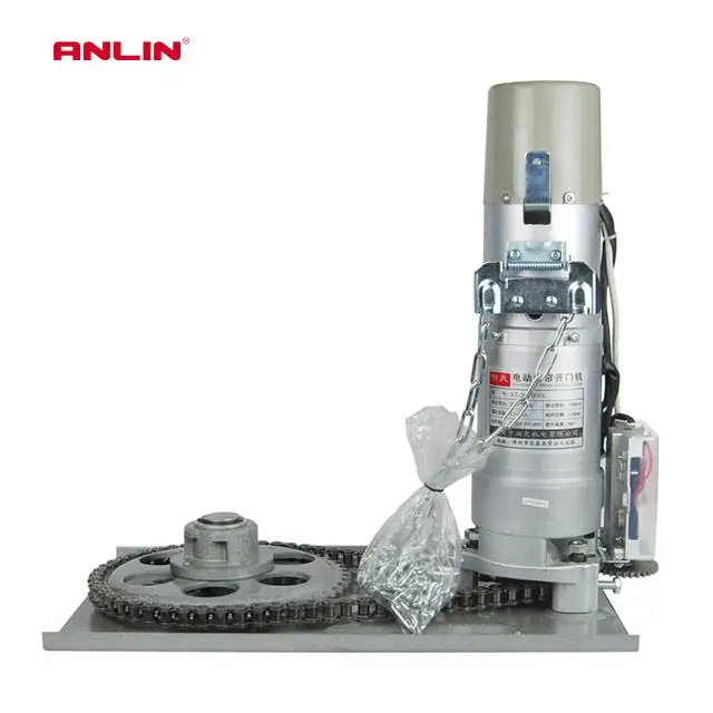 Mechanical limit side motor ANLIN 220v 110V customized voltage rolling door motor 600kg