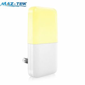 OEM Square LED Plug-in <b>Night</b> <b>Light</b>, <b>Light</b> Sensor, Energy Saving Indoor Lamp, ABS Material, US UK EU AU JP Plug Options - Product Image 1