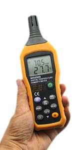 6508 고정확도 온도 습도 검사자 이슬점 젖은 전구 Hygro 온도계 - Product Image 3