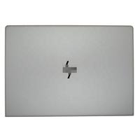 Boîtier d'ordinateur portable HP EliteBook 840 G5 ABCD argenté avec trou pour lecteur d'empreintes digitales, couvercle arrière LCD, cadre avant, repose-poignets et base inférieure