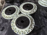 Pompe hydraulique pour engin de forage - Accouplement de pompe en nylon, accouplement de volant d'inertie pour pompe principale hydraulique - Accouplement flexible pour engin de forage rotatif et excavatrice
