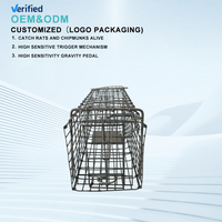 Vente en gros pliable renard crabe rat sanglier animal cage piège intelligent antiparasitaire pour lapin et souris