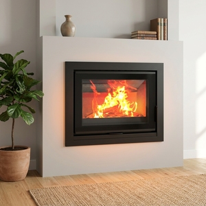 Estufa de <span class=keywords><strong>Leña</strong></span> de Alta Eficiencia Estilo Americano, Económica, de Pared, para Calefacción Interior - Product Image 1