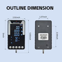 Medidor de fuerza digital de pantalla grande de alta calidad al por mayor, medidor Push-Pull, medidor de tensión de empuje