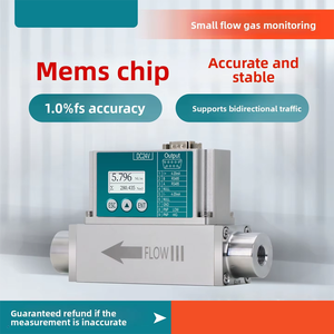 Thermal Gas <strong>Mass</strong> <strong>Flow</strong> <strong>Meter</strong> 4-20mA Air Nitrogen Oxygen RS485 Micro <strong>Flow</strong> Controller Valve 0-7000NL/min Pulse Optional - Product Image 4