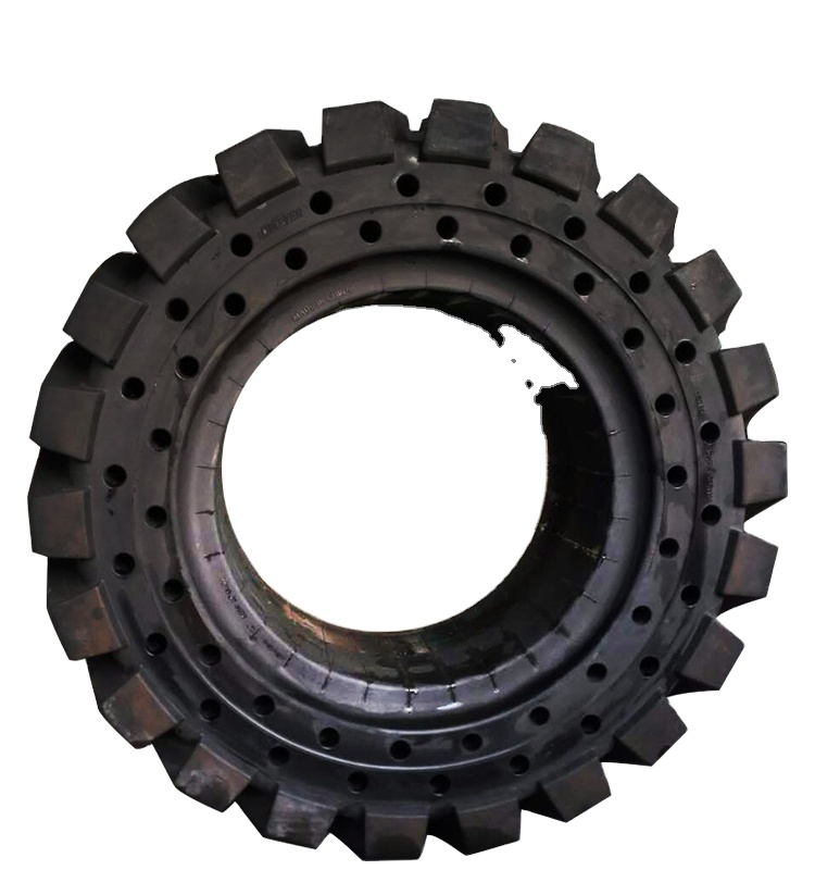 Super Grip Performance  Solid Rubber Tires 445/65-24 for Aerial Work Platform and Skid Steer Loader