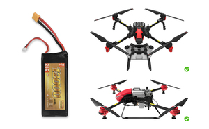 Baterias Lipo RC EP de Polímero de Lítio para Drones UAV, 4S 6S 12S 14S, 10000mAh 12000mAh 22Ah 25C, para Drones Agrícolas - Product Image 4
