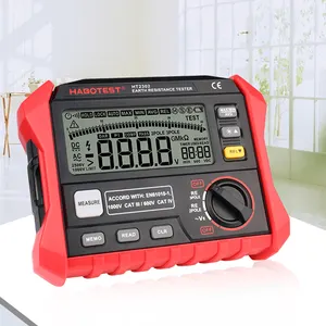 Multifunctionele Habotest HT2302 Digitale Aarde Weerstand Met Analoge Bar Ground Resistance Meter Digitale Aarde Weerstand Tester