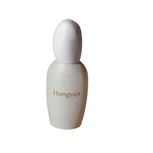 Set de Envases de Lujo con Textura de Piedra para Cuidado de la Piel: Botella de Vidrio con Bomba de 30ml, 50ml, 100ml, 120ml y Tarro de Crema de 50g con Tapa de Piedra Grande - Product Image 5
