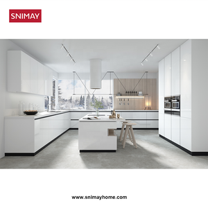 Snimay High Quality Luxury Acrylic White Kitchen Cabinet