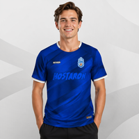 Maillots de football personnalisés HOSTARON OEM, t-shirts de sport jacquard, maillots de club, impression par sublimation avec logo personnalisé, maillot de football rétro