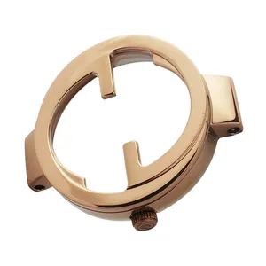 Пользовательский логотип Cnc обработка услуги металла 316l корпус часов из нержавеющей стали
