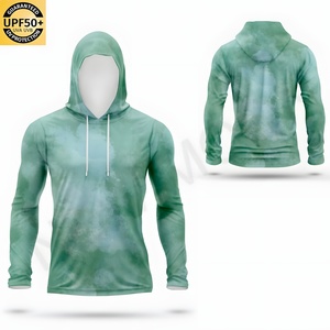 Sudadera con Capucha de Pesca para Hombre Personalizada con Protección UPF50+ Anti-UV, Secado Rápido, Transpirable, Manga Larga, Diseño de Camuflaje Táctico, Ropa Deportiva de Poliéster - Product Image 5