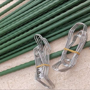 Tuteurs de soutien pour plantes grimpantes, piquets pour poivrons, aubergines et <span class=keywords><strong>haricots</strong></span> <span class=keywords><strong>verts</strong></span>, deux options de longueur, treillis de jardin pour plantes grimpantes - Product Image 5
