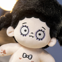 Personnage de jeu brodé debout de 20cm personnalisé figurine de poupée en peluche faite à la main avec remplissage en coton PP