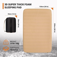 Queen Size Double personne Premium mousse épaisse matelas pneumatique matelas de couchage tapis de Camping auto-gonflant pour randonnée en plein air Camping