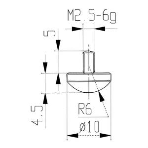 Conseils de mesure pour comparateurs M2.5 6g R6 10 Capteur de position linéaire - Product Image 1