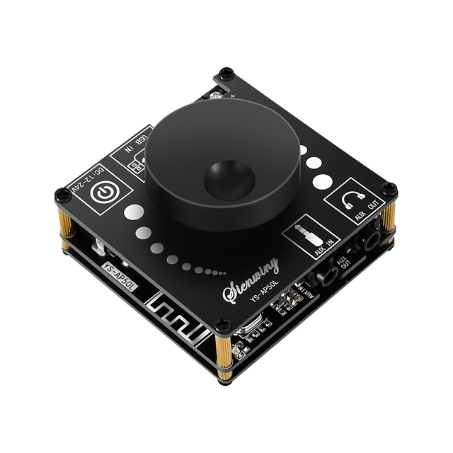 YS-AP50L 2.1 Channel Subwoofer Digital Power Amplifier Board Bluetooth 5.1 Stereo AMP Amplificador AUX USB 50W+50W