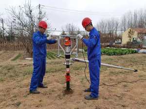 WBQ HD07 Mesin Bor Pile Sekrup, Jangkar Tanah Elektrik Portabel - Product Image 2