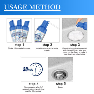 Premium Household <strong>Foam</strong> <strong>Drain</strong> Pipe <strong>Cleaner</strong> Quick Effective Liquid Gel Deodorizer Rich <strong>Foam</strong> for Efficient Pipe Dredging - Product Image 4