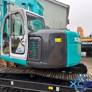 รถขุดตีนตะขาบ Kobelco Sk135SR มือสอง น้ำหนัก 13.5 ตัน เครื่องยนต์ Isuzu ระบบไฮดรอลิก PLC เกียร์ปั๊มไฮดรอลิก รุ่นปี 2021 - Product Image 4