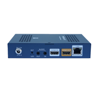 Encodeur IPTV monocanal 4K H.265, prise en charge de 4 résolutions de sortie HTTP / HLS / RTMP / SRT, pour la diffusion en direct et la diffusion web