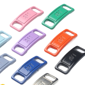 Hebillas Personalizadas para Cordones de Zapatos de Metal <span class=keywords><strong>AF</strong></span>, Dijes de Aleación de Zinc, 17 Colores, Logotipo Personalizado, Accesorios para Zapatos Casuales y Tenis, <span class=keywords><strong>1</strong></span> Bolsa para Cordones - Product Image 1
