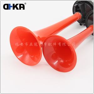 Style populaire rouge petit <span class=keywords><strong>Mini</strong></span> <span class=keywords><strong>klaxon</strong></span> d'air de voiture en plastique 12V pour bateau de bus de moto avec relais de <span class=keywords><strong>klaxon</strong></span> AS042 - Product Image 6