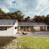 Fabricant professionnel Fourniture Villa en acier léger Maison mobile en bois préfabriquée à bon prix Maisons modulaires standard NZ