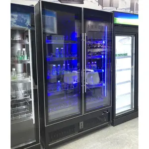 Mini refrigerador comercial pequeña puerta de vidrio nevera pantalla enfriador de aire precio Filipinas