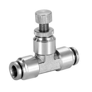 Válvula Manual de Conexión Rápida de Acero Inoxidable Baocn, Conector Neumático de Gas de 1/4 Pulgada, Válvula de Estrangulación para Tuberías - Product Image 4